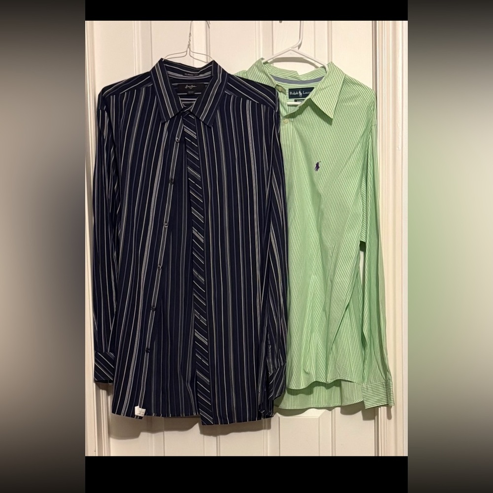 Men’s Dress Shirts XXL Ralph Lauren and Sean John